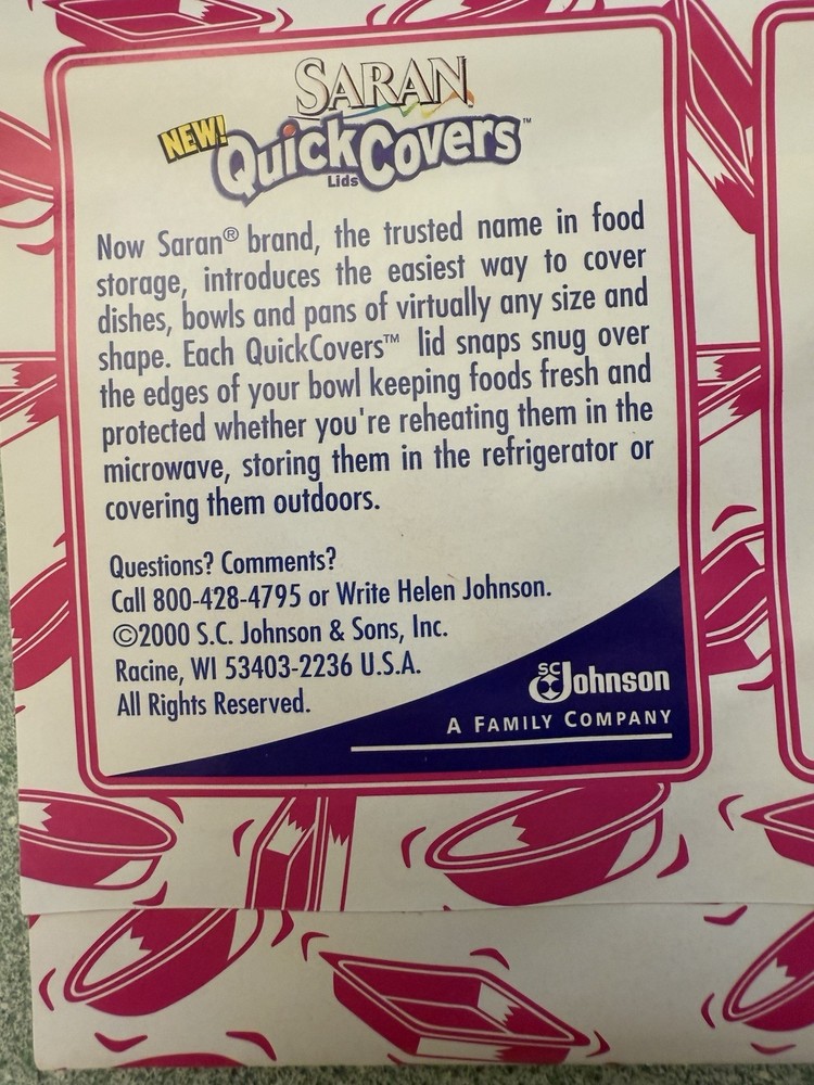 40 Saran Wrap “Quick Cover” Single Packs - Size Medium