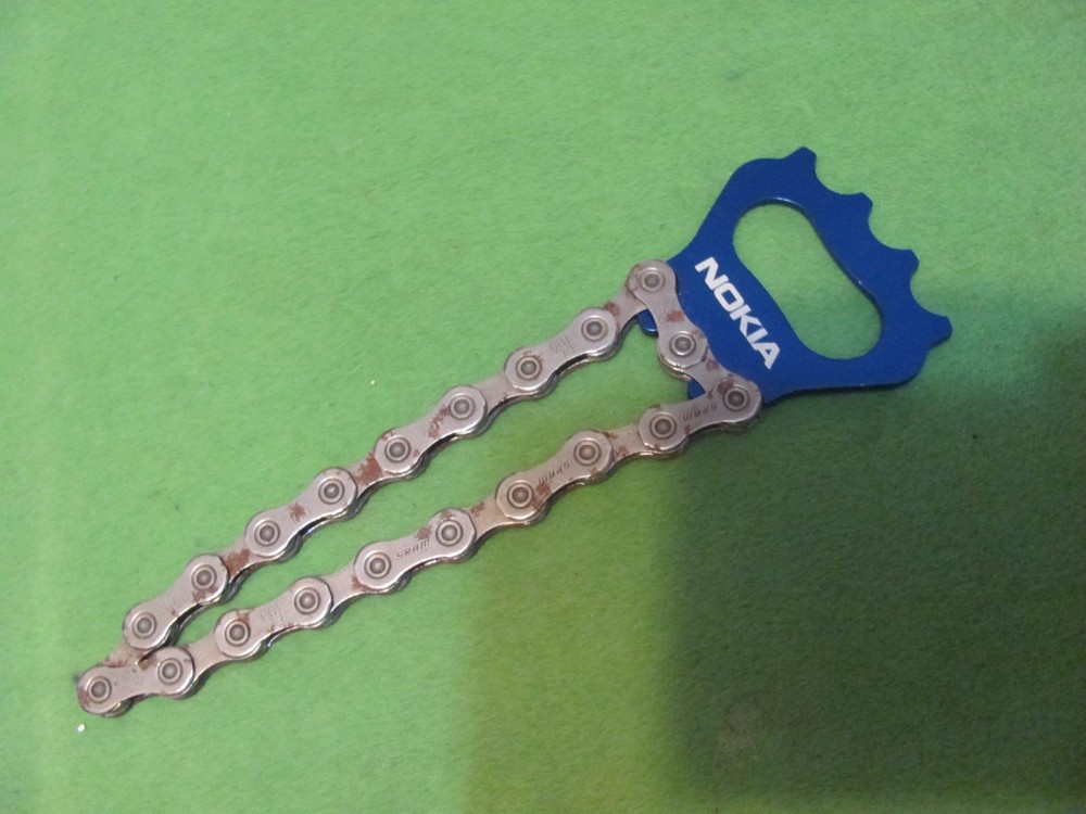 Nokia bicycle chain bottle opener