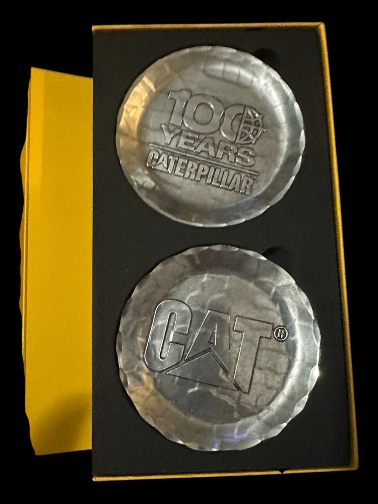Caterpillar 100 Years Centennial Coasters Set