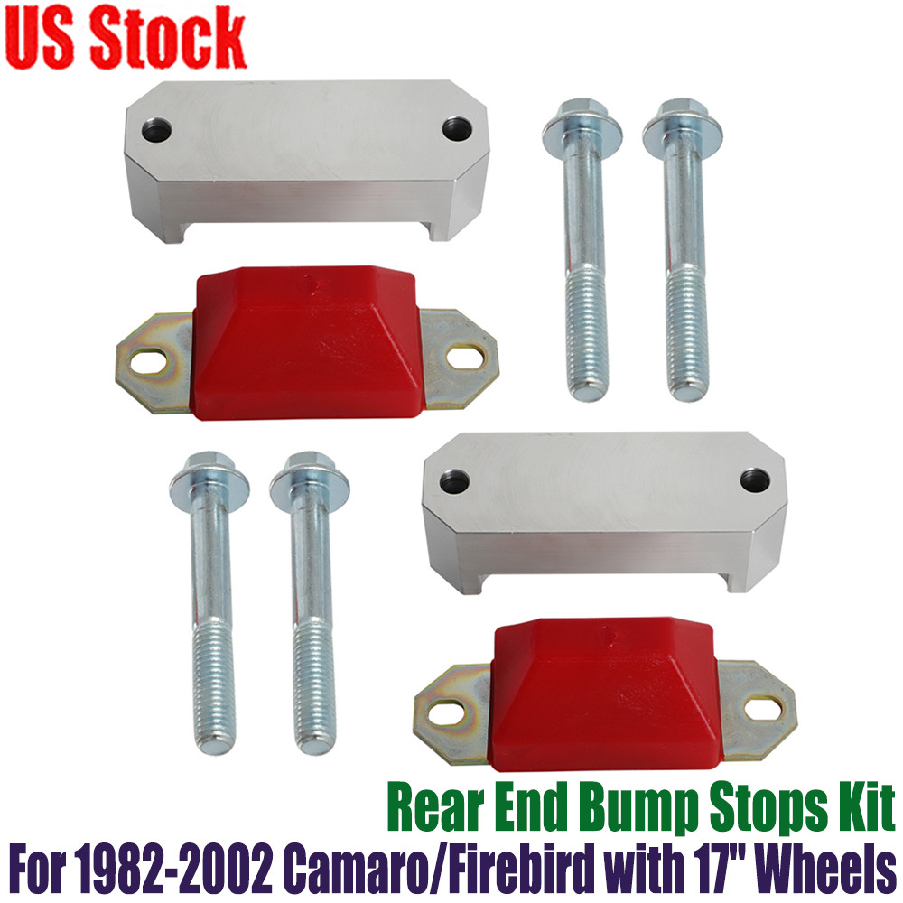 For 82-02 Camaro Firebird Polyurethane Rear End Differential Bump Stops Kit 17"