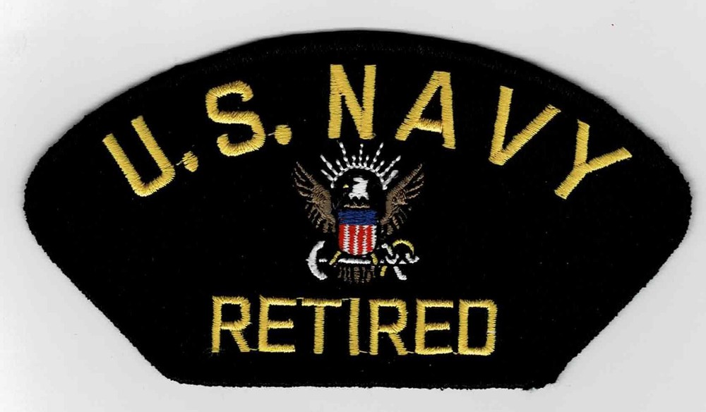 US Navy Retired patch.
