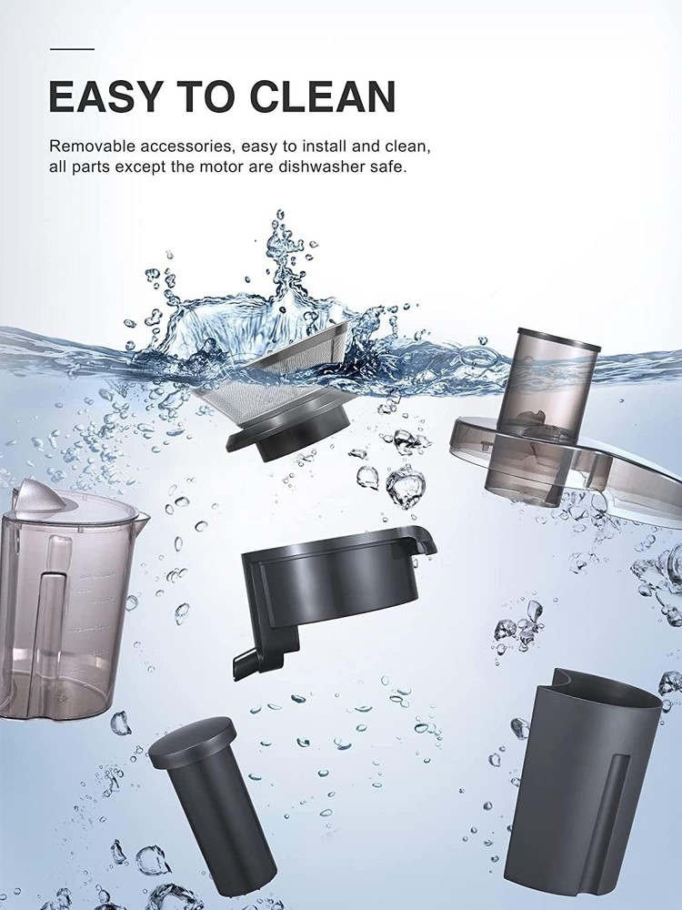 Efficient 500W Juicer Extractor - Dual Speed Control & Easy Clean Design