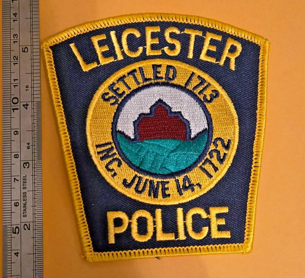 LEICESTER MASSACHUSETTS POLICE PATCH