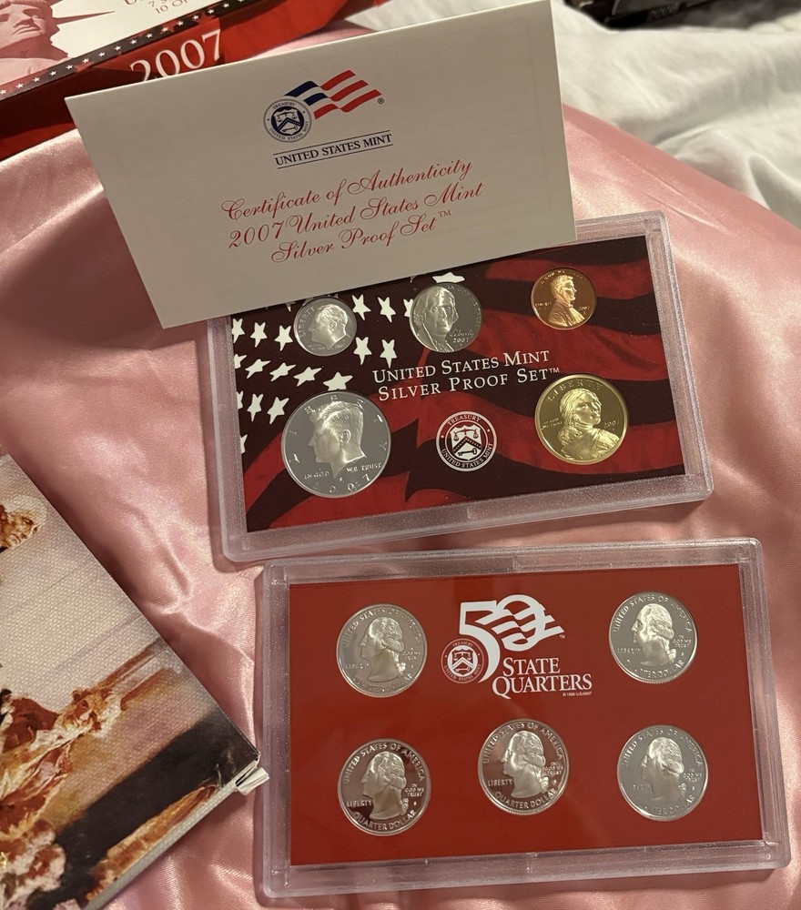 2007 United States Mint Silver Proof Set Original Box