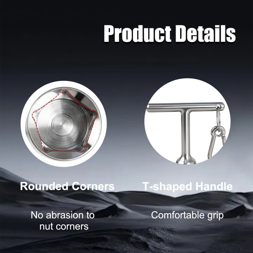 13/16" T-Handle Penta Socket Wrench Tool for Pad-mounted Transformers