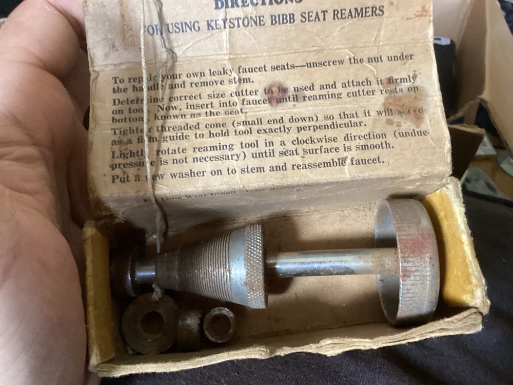 Keystone Bibb Seat Reamer In Original Box