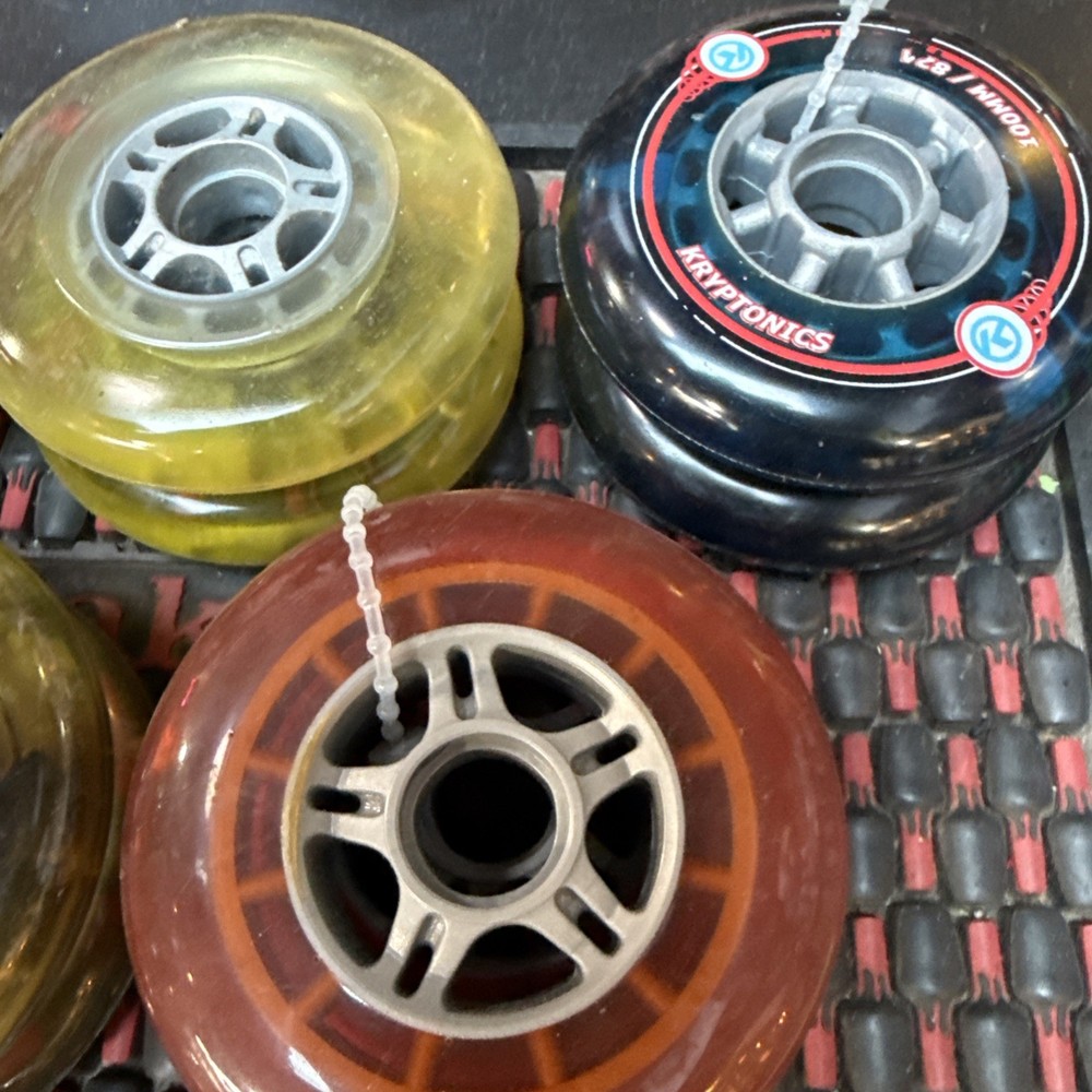 Vintage Inline Skate And Kick Scooter Wheels