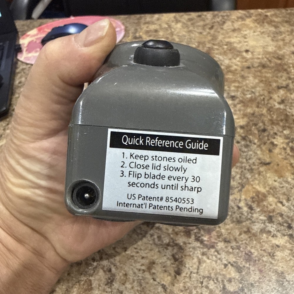 TrueCut True Sharp Diamond Grit Power Rotary Blade Sharpener Grey