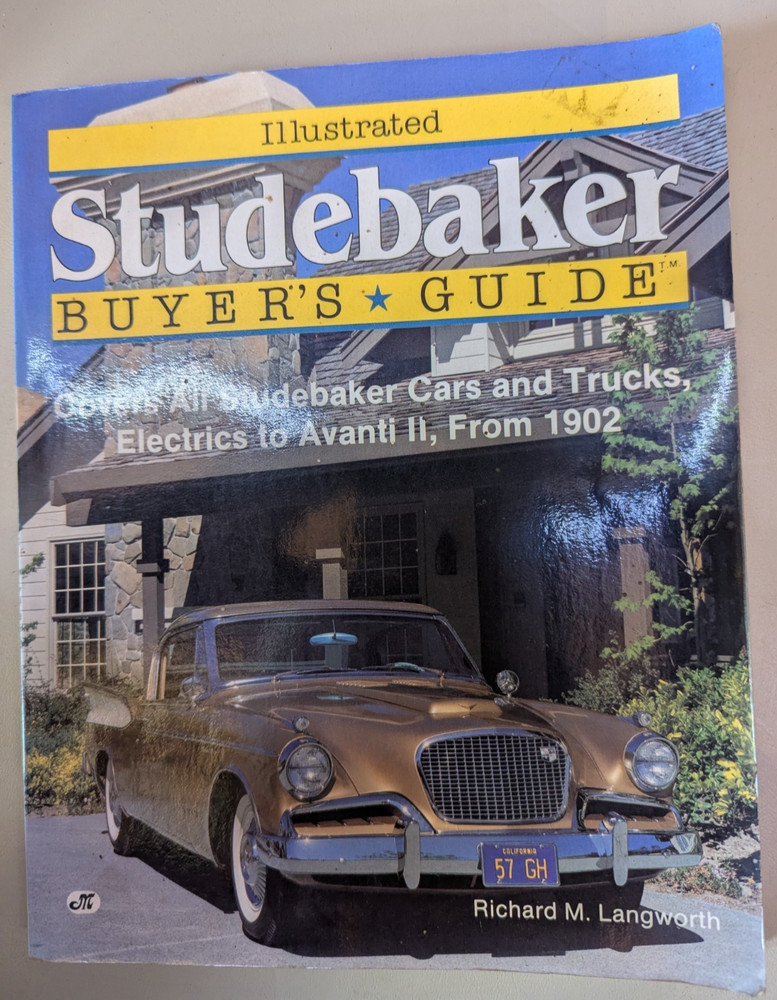 Studebaker "BUYERS GUIDE" Book