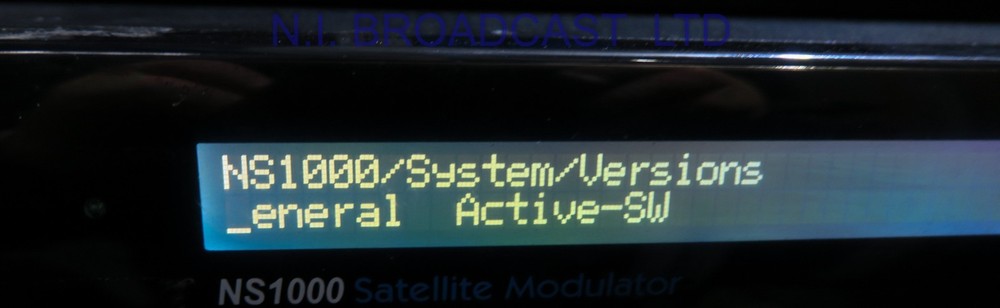 Novelsat ns1000 satellite modulator , Gbe IF, ASI etc