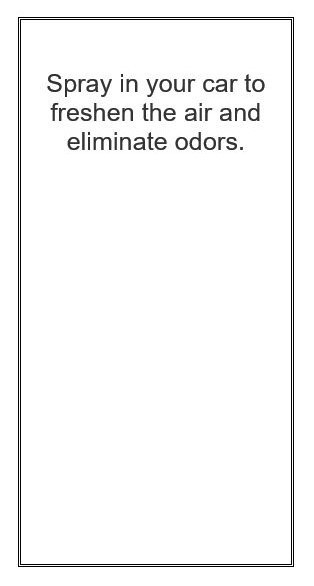 Cola Car Spray by Eclectic Lady