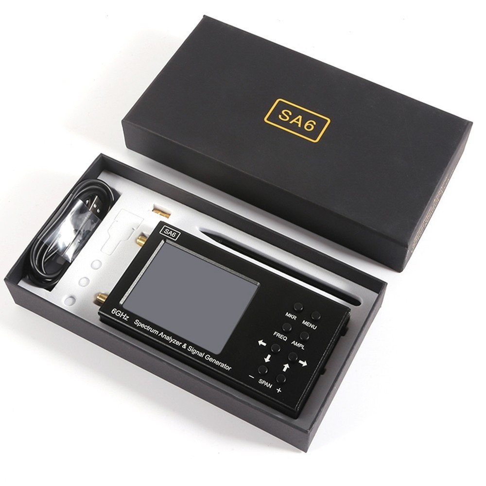 6GHz Vector Network Analyzer with Spectrum Analysis and Signal Generation