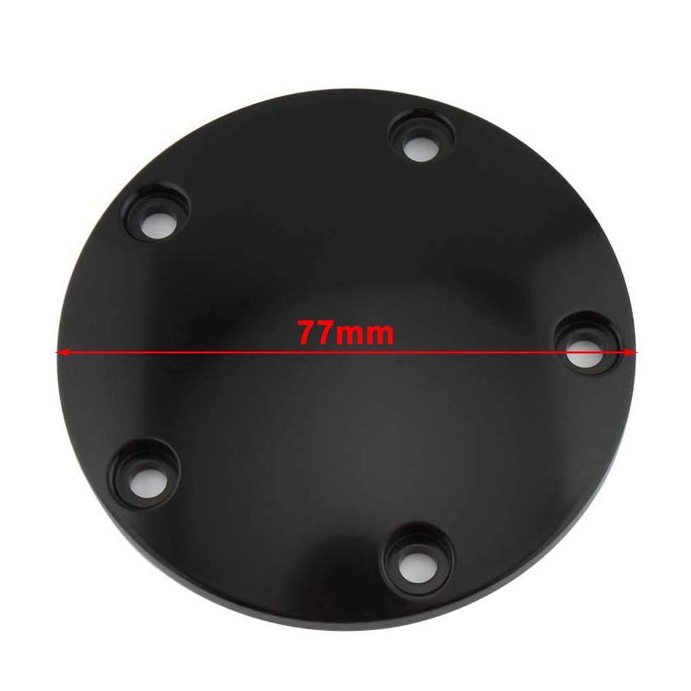 5 Hole Chrome Domed Points Cover For Harley Softail Dyna Timing Ignition Timer