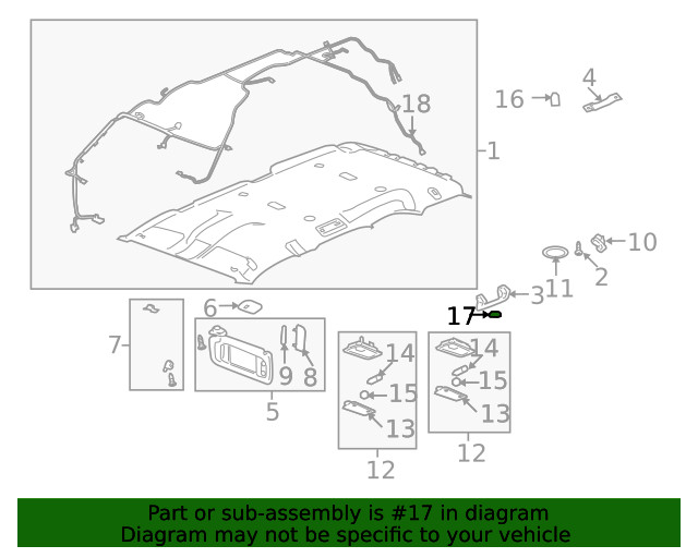 Genuine GM Air Grille 15220014