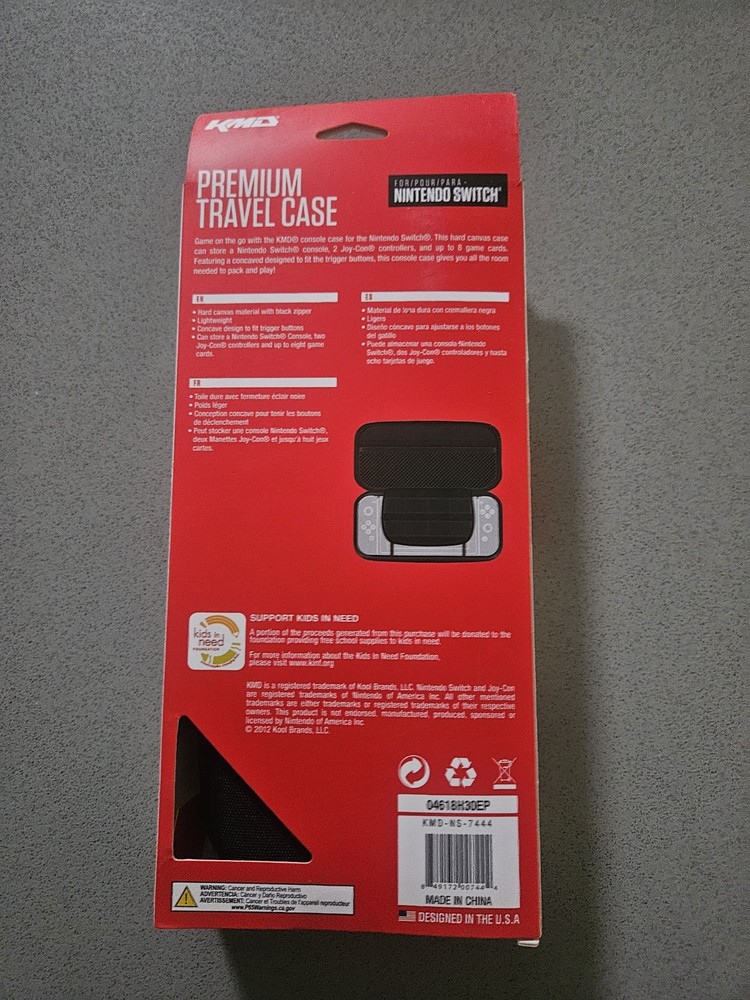 KMD Nintendo Switch Console Carrying Case