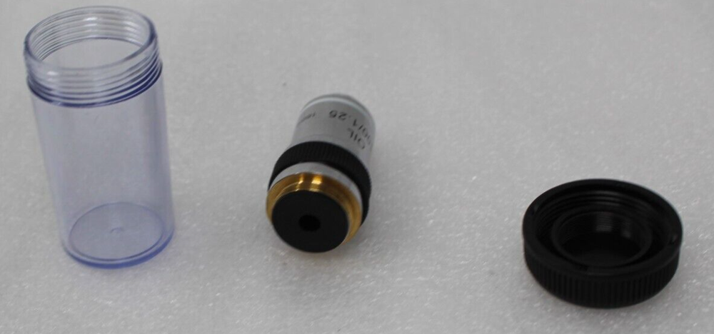 NEW AMSCOPE FLUOR 101/1.25 160/0.17 Microscope Objective Lens