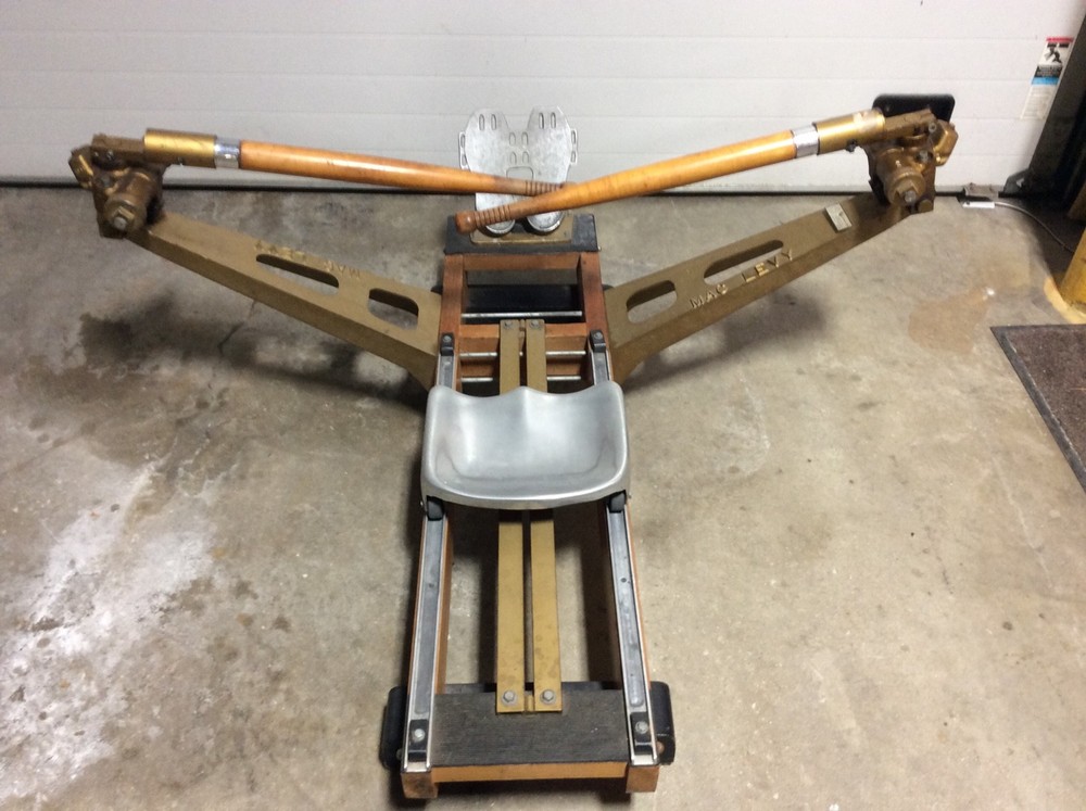 Mac Levy Products Corp Vintage Rowing Machine with drafting Cast Iron for pickup