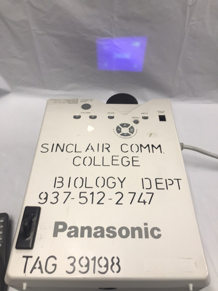 Vintage Panasonic PT-L5 LCD Digital Projector With Remote Operating Works