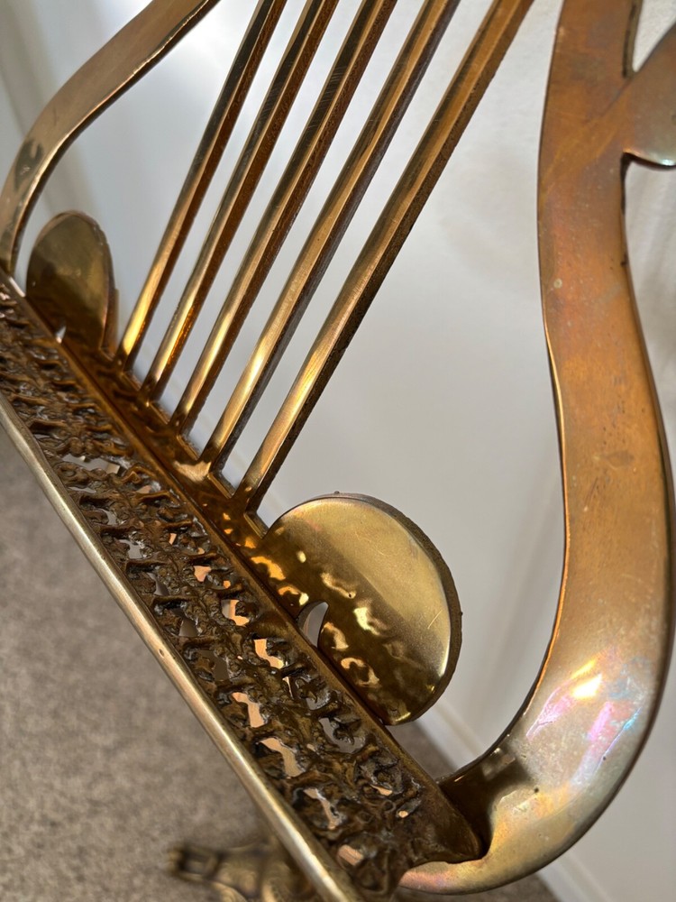 Vintage Brass Adjustable Music Stand