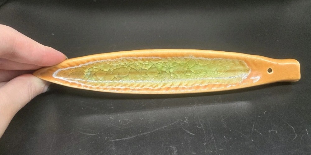 Ceramic Leaf-Shaped Incense Holder - Fairycore / Cottagecore Vibes