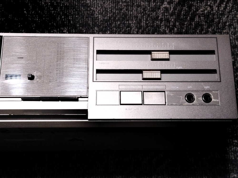 Panasonic Cassette Deck Tape Player Recorder Model RS-370 - POWERS ON Parts only