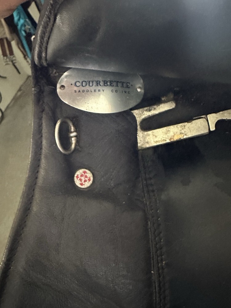 Black Courbette Dressage Saddle
