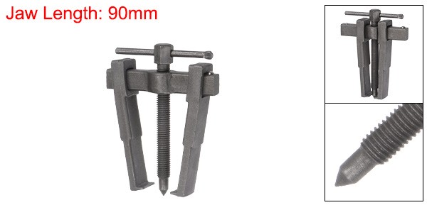 2-Jaw Gear Puller 3" Carbon Steel Separate Lifting Device for Bearings