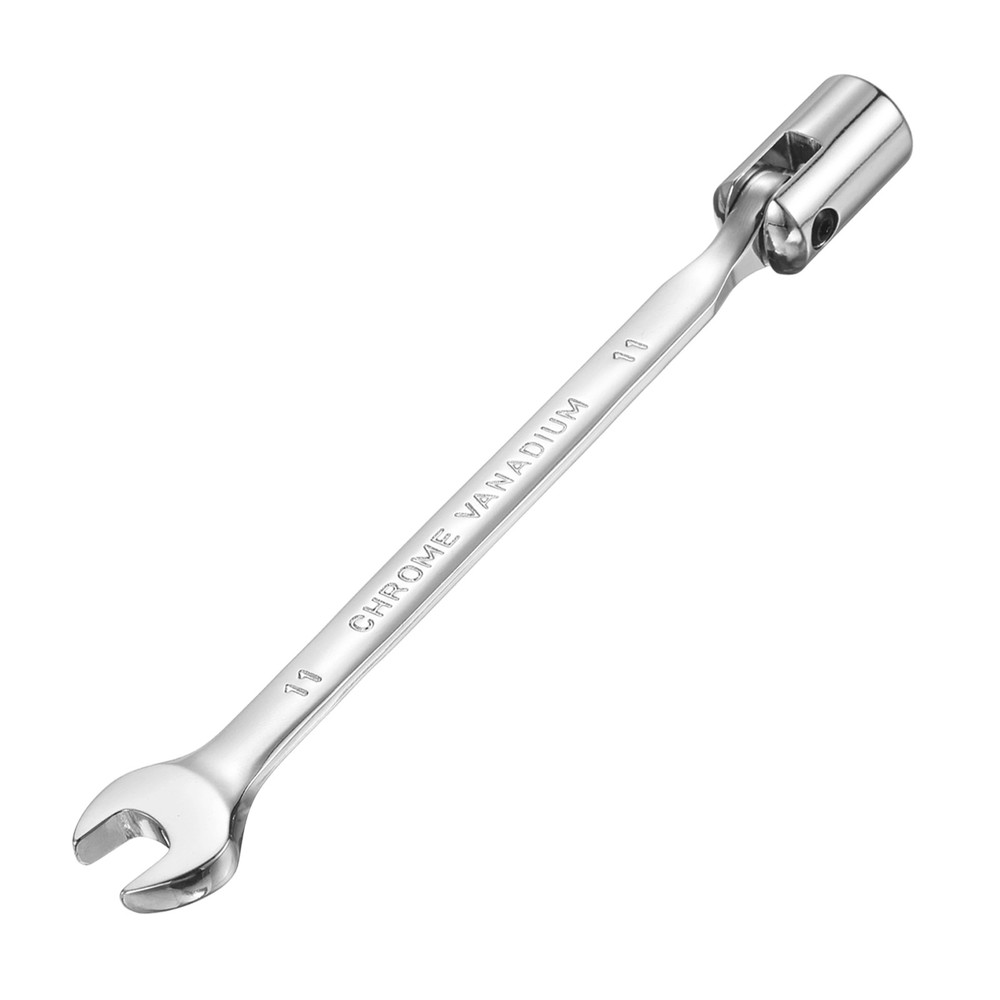 11mm Flexible Swivel Head Socket Combination Spanner Wrench for Auto Repair