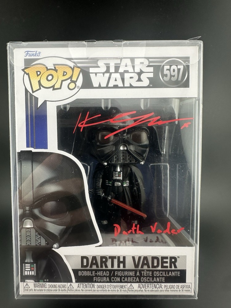 Hayden Christensen Signed Autographed Funko Pop #597 Darth Vader Authentic Auto