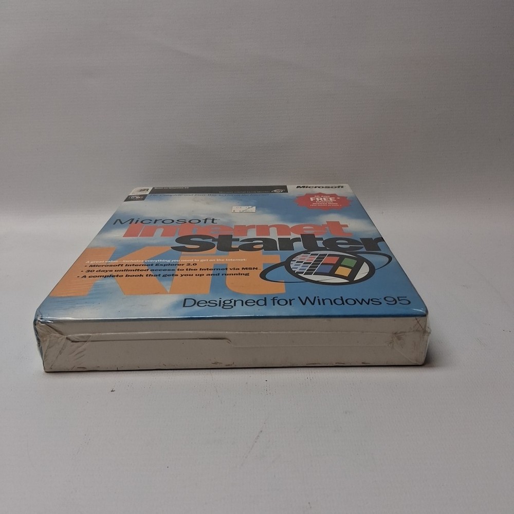 Microsoft Windows 95 CD-ROM Internet Explorer Starter Kit with Box, 1996