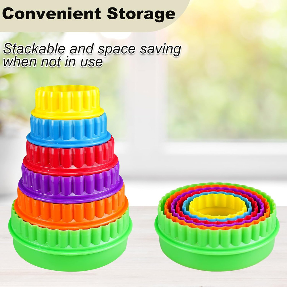 12 Pieces Display Stands for Pyrex round Bowls Risers for Pyrex Bowls Stacker St