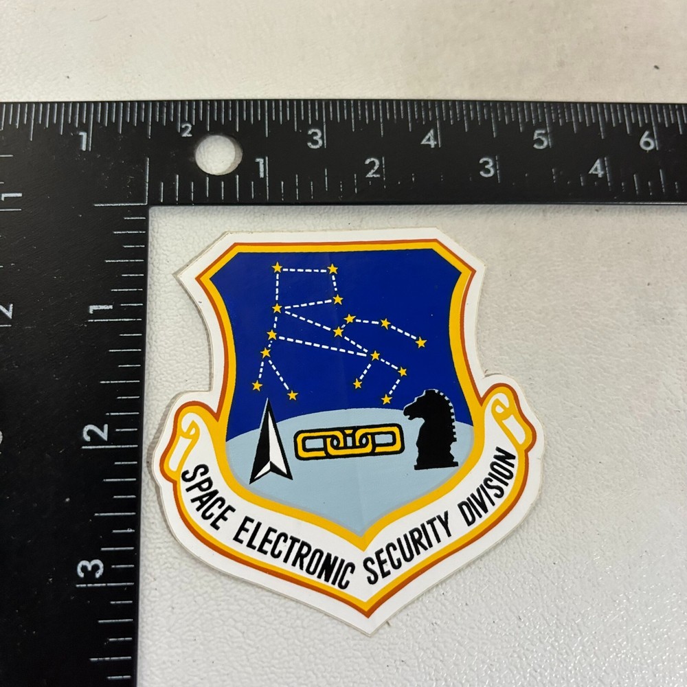 USAF US AIR FORCE SPACE ELECTRONIC SECURITY DIVISION Sticker Decal 53SM