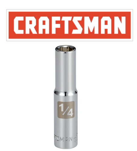 EZ Read Craftsman 1/4" Drive Deep Sockets- 6 Point