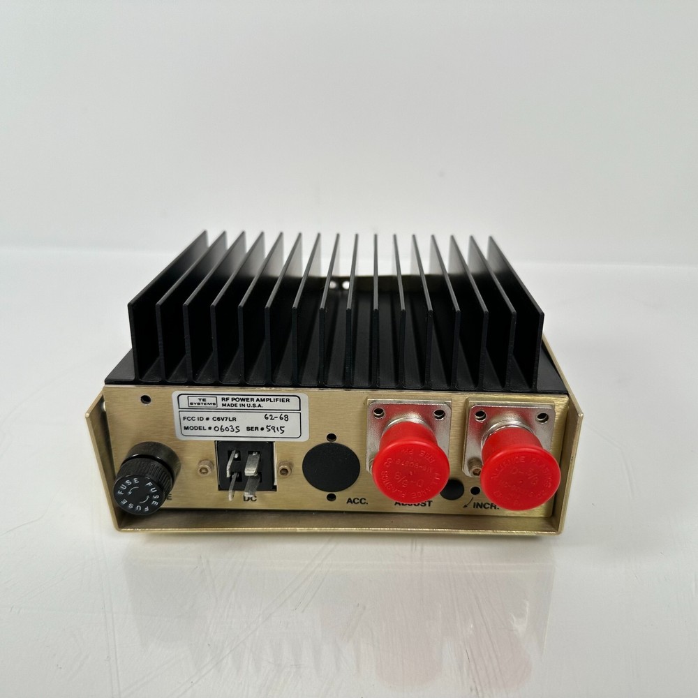 TE Systems Model 1509 RF Power Amplifier 06035