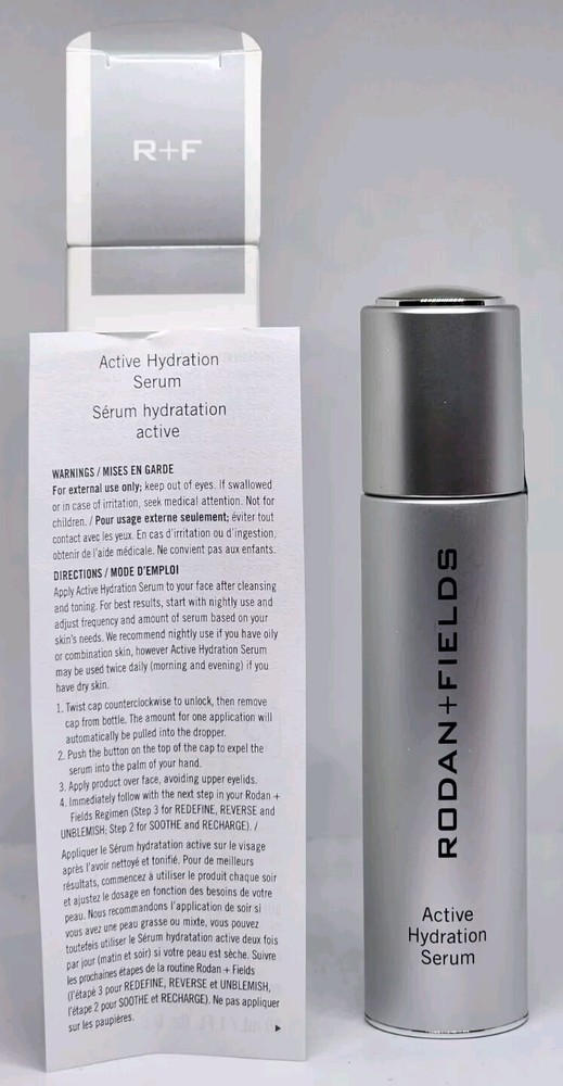 Rodan + Fields Active Hydration Serum Full Size 1 Fl. oz. New in Box