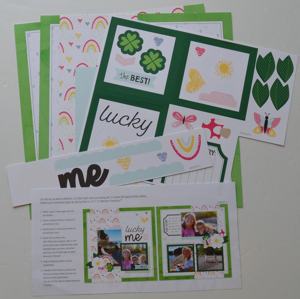 CTMH Scrapbooking Bundle “Cut Above Layout Kits” 10 Complete, 11 Partials