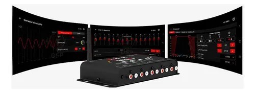 Digital audio processor Taramps Pro 2.4 BT Android Ios Bt Ble 5.4 Wi-fi Wireless