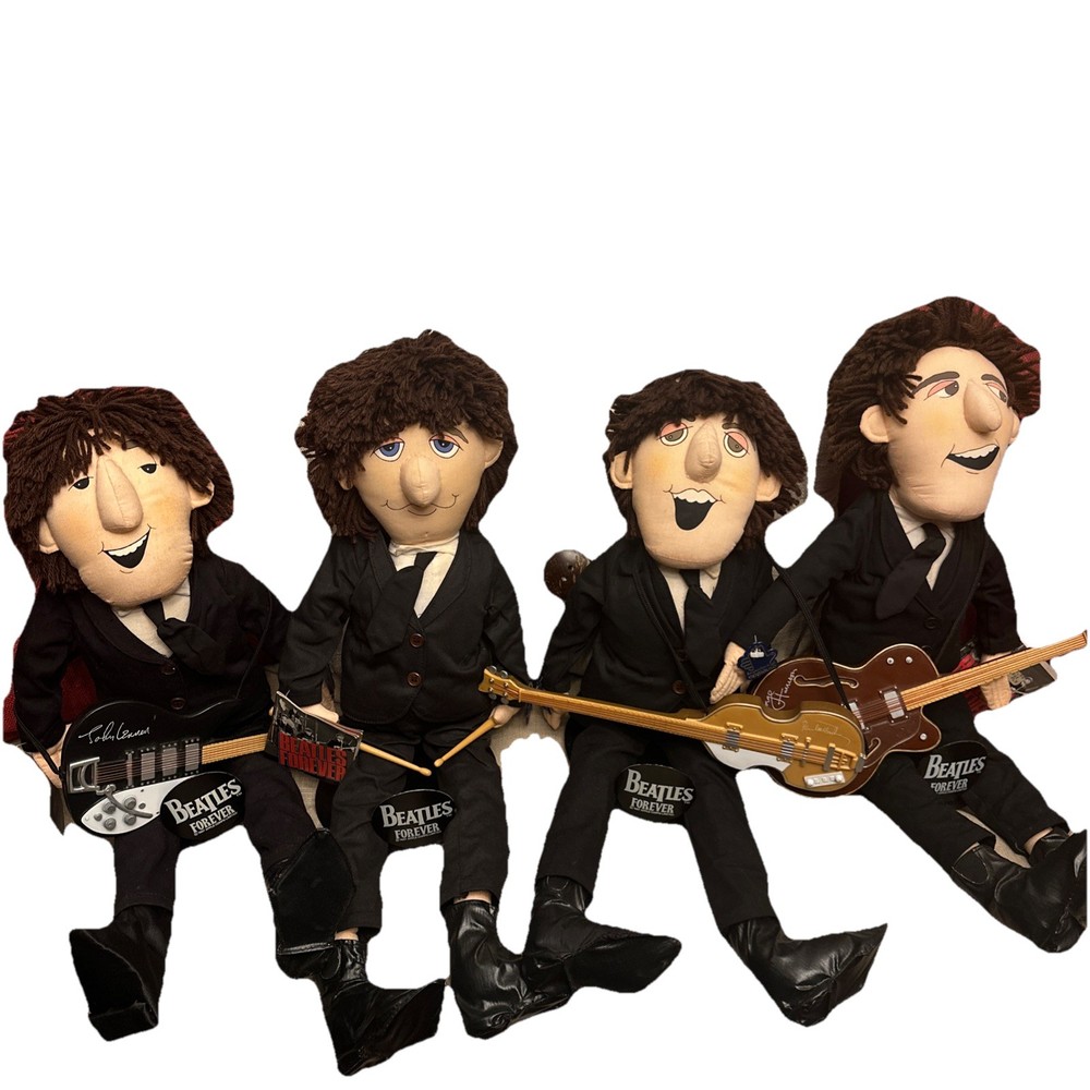 The Beatles Forever Applause Dolls 1987 w/Instrument & Tags