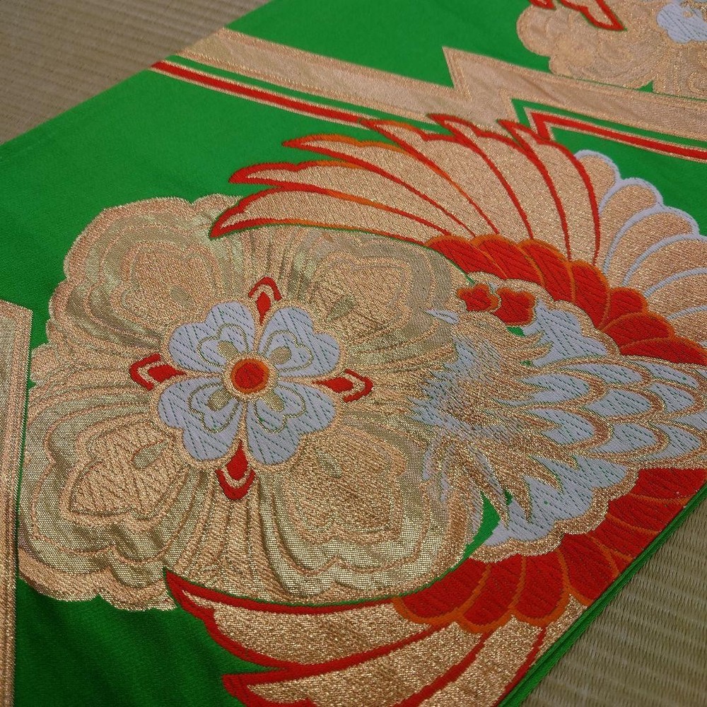 Bespoke authentic antique bag obi pure silk six pattern creations