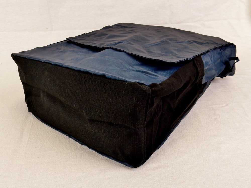 Nylon Lightweight Messenger Bag, Foldable/Packable, Navy Blue, Clik Clak PLT#20