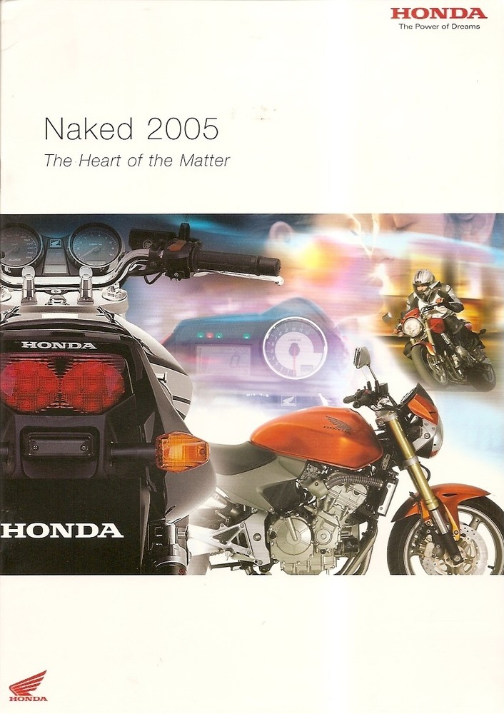 Motorcycle Brochure - Honda - Naked - Multiple Models - 2005 (DC366)