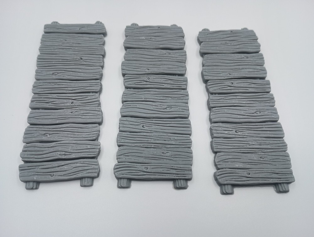 3D Printed Dark Realms 100mm Walkways x3 (32mm Scale)