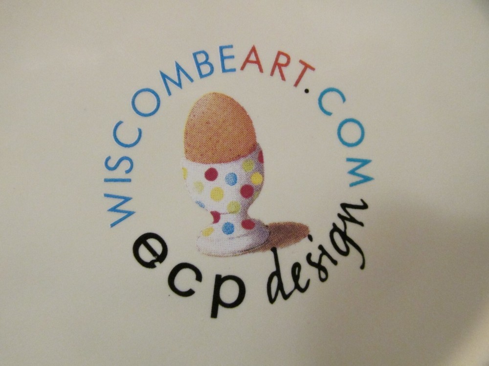 Farmhouse Pitcher Wiscombe Art Fresh Eggs England Ceramic