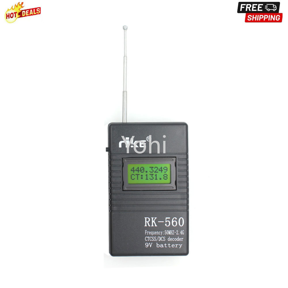 50MHz-2.4GHz Frequency Counter Handheld DCS CTCSS Radio Tester Frequency Meter