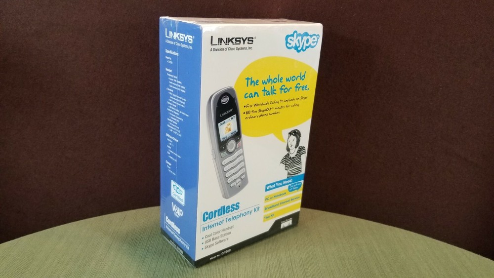 Linksys Skype Wireless Internet Telephone Kit CIT200