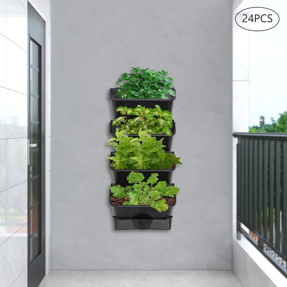 24-planter Hanging Planter Vertical Garden Planter Hanging Vertical Wall Planter