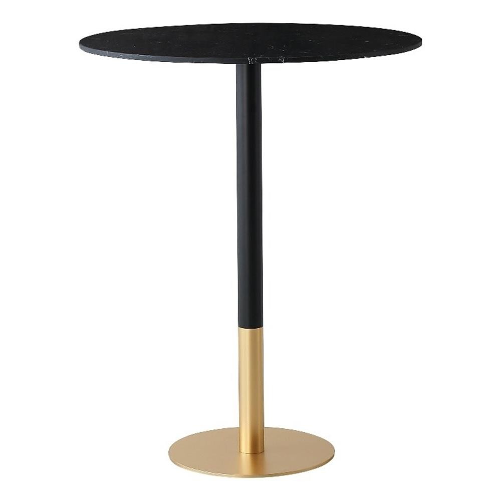 Elegant Decor Ronan 31.5" Pub Table in Black