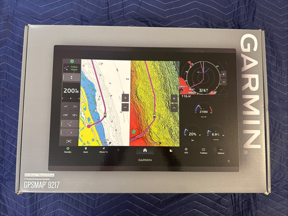 GPSMAP 9217 Premium Chartplotter/Sonar Combo w/Garmin Navionics+ (010-03177-01)