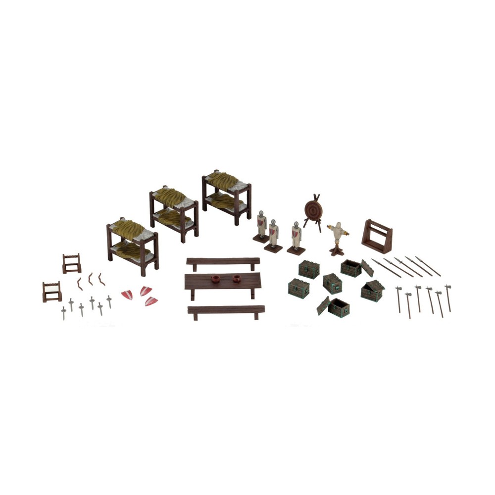 WizKids Terrain 28mm Castle Barracks New