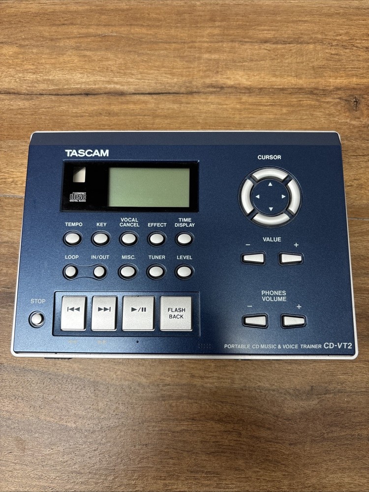 TASCAM CD-VT2 Vocal CD Trainer - Blue